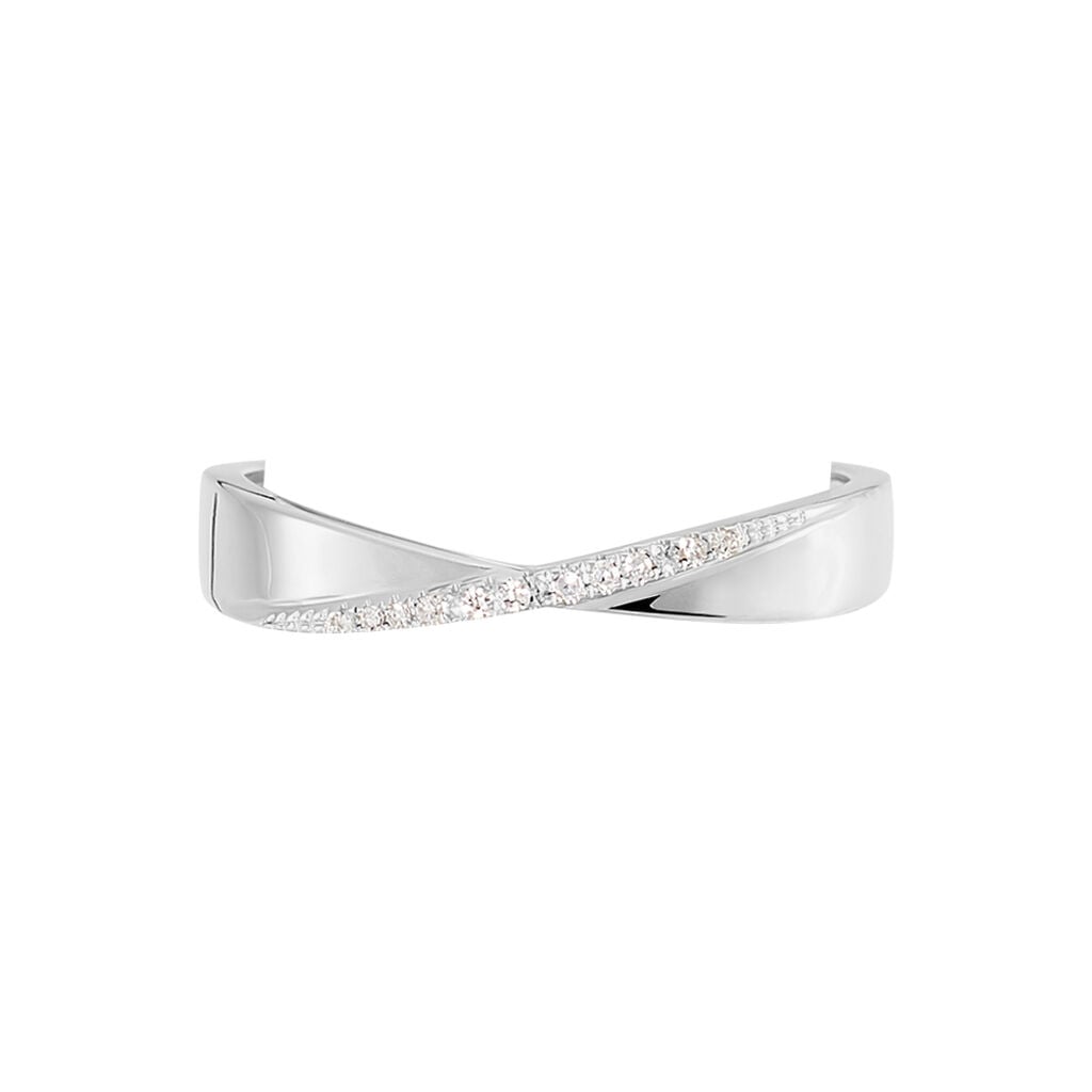 Bague Suzie Or Blanc Diamant - Bijoux Femme | Histoire d&rsquo;Or