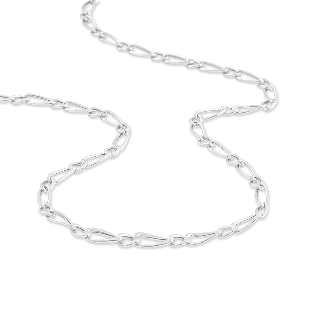 Chaîne Ophelio Maille Alternee 1/1 Or Blanc - Chaines Femme | Histoire d’Or