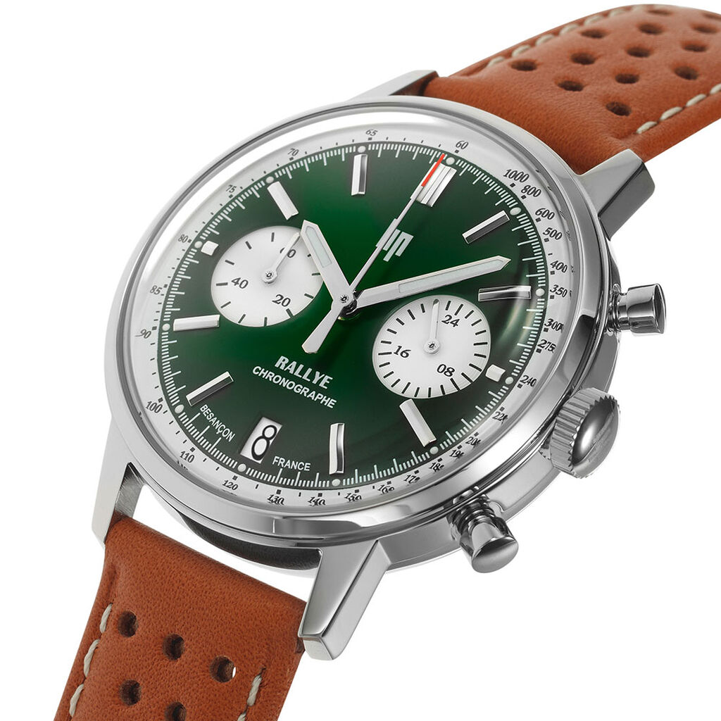 Montre Lip Rallye Meca-Quartz Vert - Montres Homme | Histoire d’Or