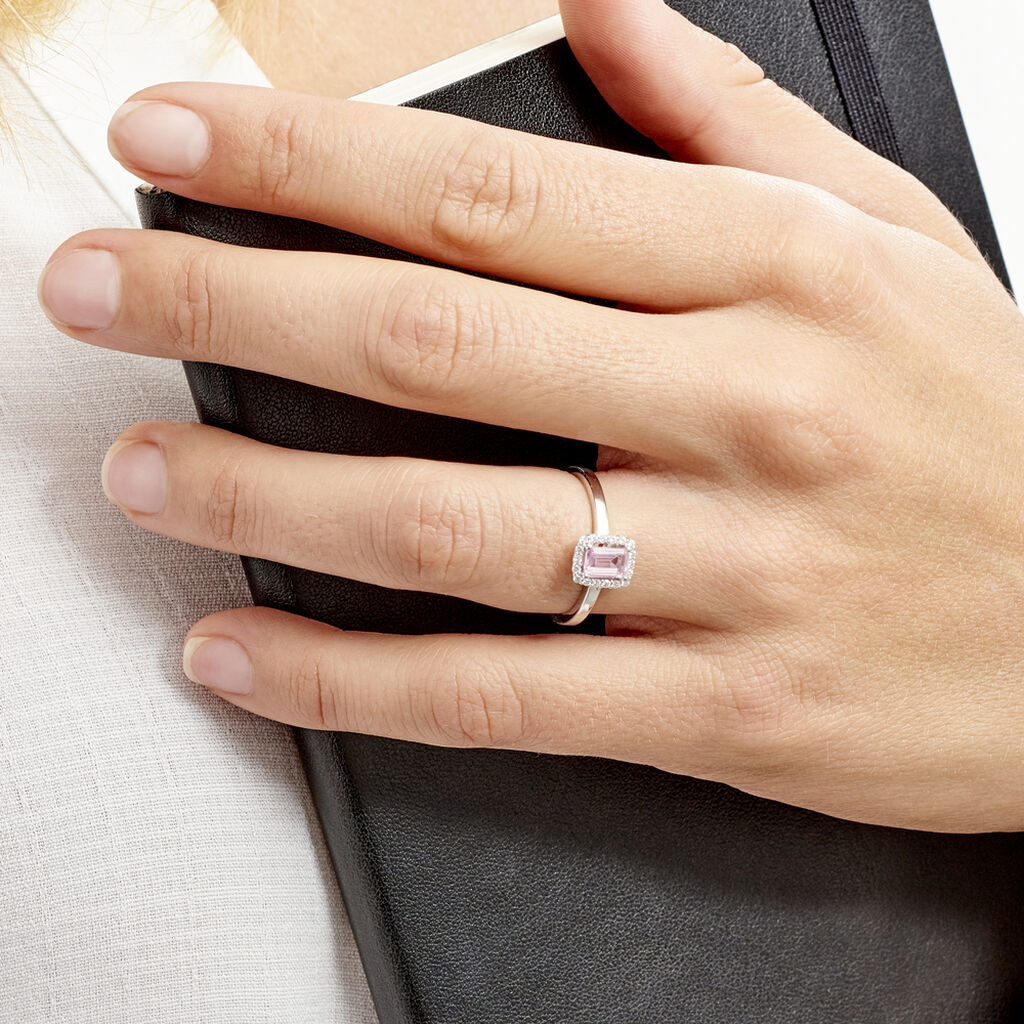 Bague Solitaire Aladin Argent Oxyde De Zirconium - Bagues solitaires Femme | Histoire d’Or