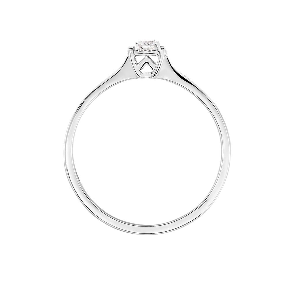 Bague Diamotion Or Blanc Diamant - Bagues solitaires Femme | Histoire d&rsquo;Or