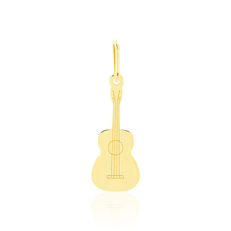 Pendentif Fatema Musique Guitare Or Jaune - Pendentifs Famille | Histoire d’Or