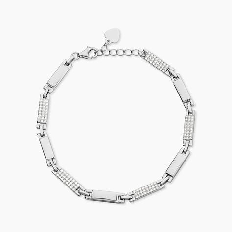Bracelet Celina Argent Blanc Oxyde De Zirconium - Bracelets Femme | Histoire d&rsquo;Or
