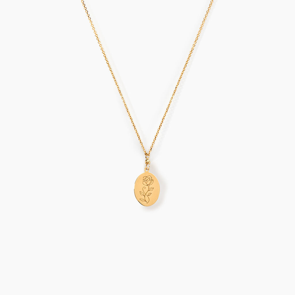 Collier Rozsa Or Jaune - Cadeaux de naissance Femme | Histoire d’Or