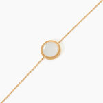 Bracelet Alyhana Plaqu&eacute; Or Jaune Nacre - Bracelets Femme | Histoire d&rsquo;Or