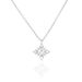 Collier Flocon Argent Blanc Oxyde De Zirconium - Colliers fantaisie Femme | Histoire d’Or