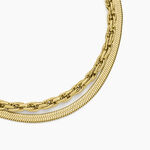 Collier Maddalena Acier Jaune - Colliers fantaisie Femme | Histoire d&rsquo;Or