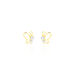 Boucles D'oreilles Puces Evaelle Papillon Or Jaune Oxyde De Zirconium - Clous d'oreilles Femme | Histoire d’Or