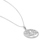 Collier Chimere Argent Blanc Oxyde De Zirconium - Colliers fantaisie Femme | Histoire d&rsquo;Or