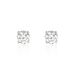 Boucles D'oreilles Puces Aphrodite Platine Blanc Diamant - Clous d'oreilles Homme | Histoire d’Or