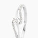 Bague Antigone Or Blanc Diamant - Bagues solitaires Femme | Histoire d’Or