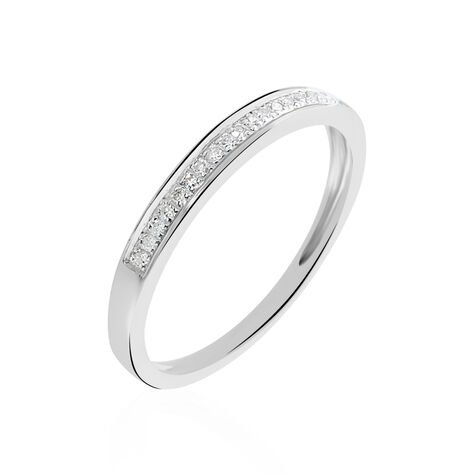 Alliance Aileen Or Blanc Diamant - Alliances Femme | Histoire d’Or