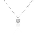 Collier Argent Blanc Hosni - Colliers Zodiaque Homme | Histoire d&rsquo;Or