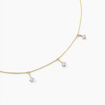 Collier Falling Star Or Jaune Oxyde De Zirconium - Colliers Femme | Histoire d&rsquo;Or