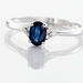 Bague Lea Or Blanc Saphir Et Diamant - Bagues solitaires Femme | Histoire d’Or