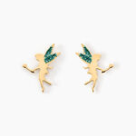 Boucles D'oreilles Puces Feelia Or Jaune - Clous d'oreilles Enfant | Histoire d&rsquo;Or
