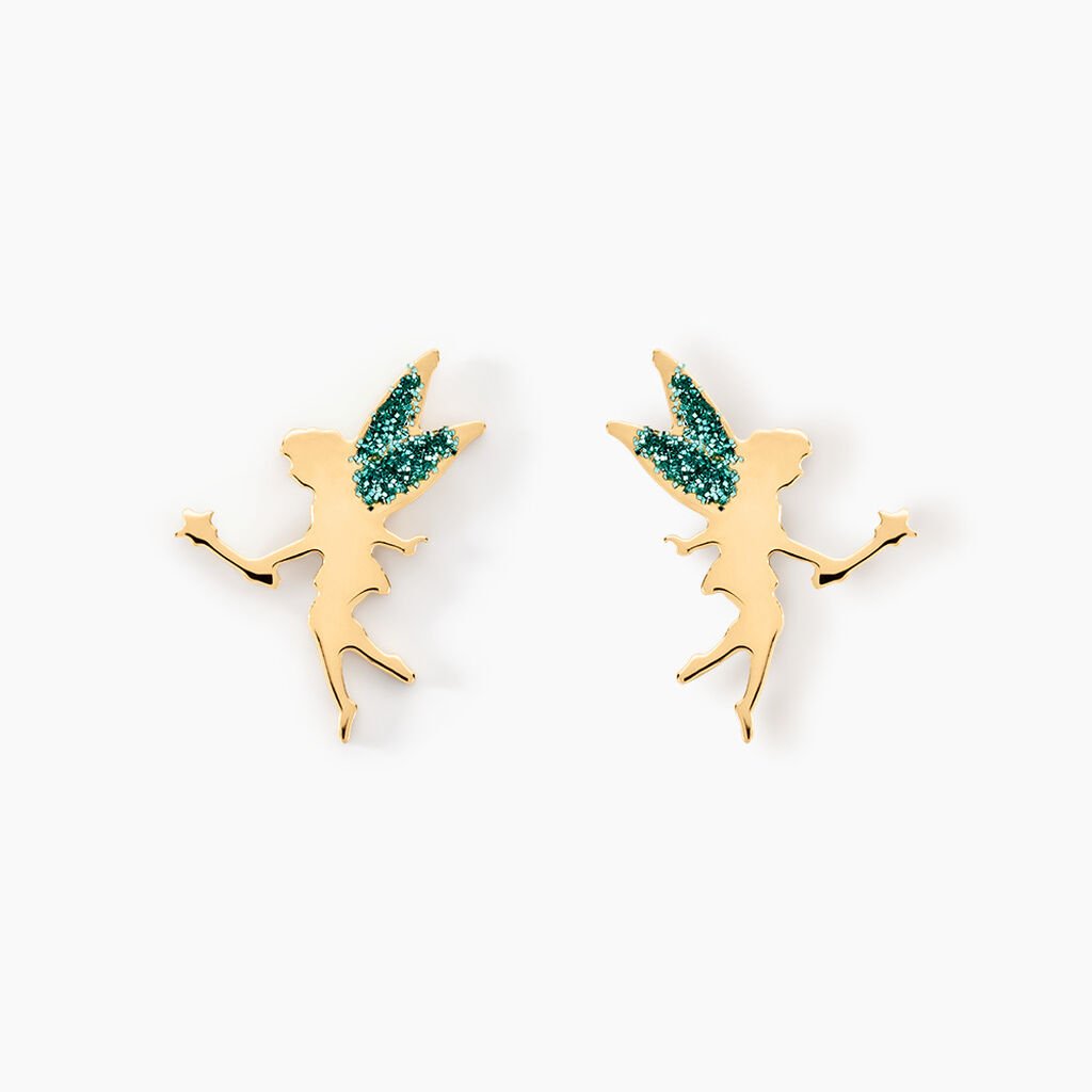 Boucles D'oreilles Puces Feelia Or Jaune - Clous d'oreilles Enfant | Histoire d’Or