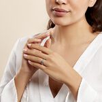 Bague Or Blanc Ofelie Solitaire Oxyde - Bagues solitaires Femme | Histoire d&rsquo;Or