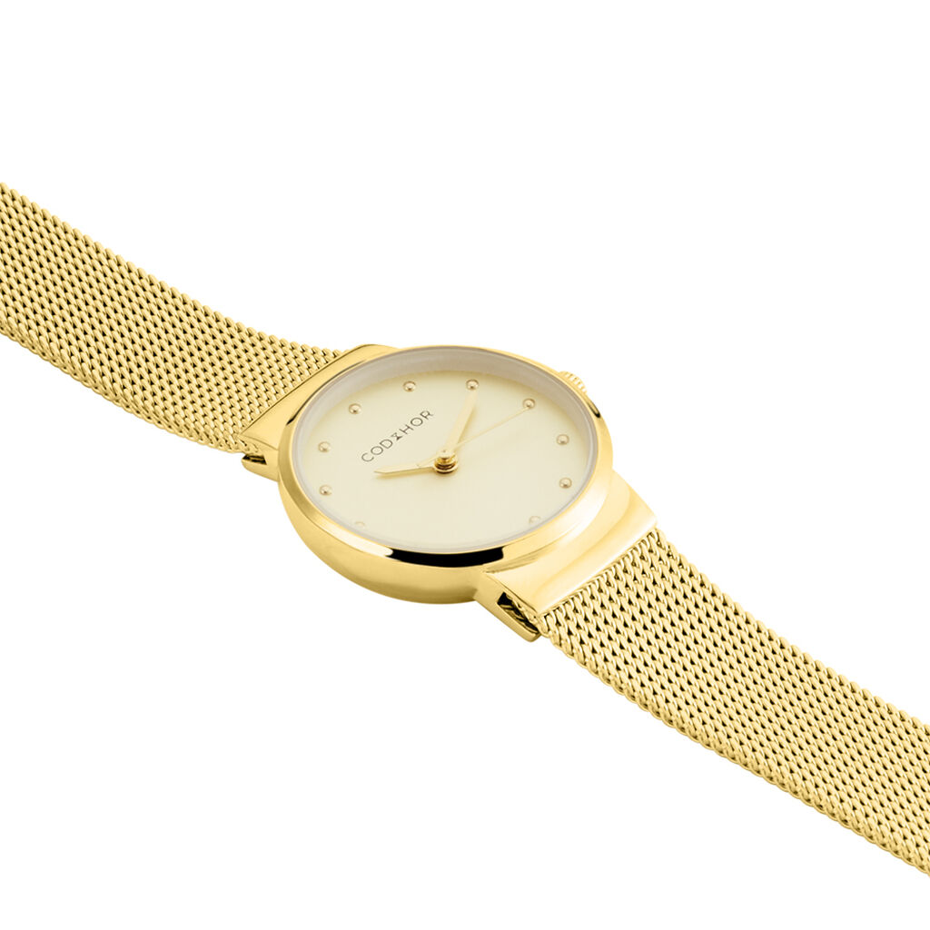 Montre Codhor Fleur Dor&eacute; - Montres Femme | Histoire d&rsquo;Or