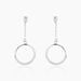 Boucles D'oreilles Pendantes Amma Argent Blanc Oxyde De Zirconium - Boucles d'oreilles fantaisie Femme | Histoire d’Or