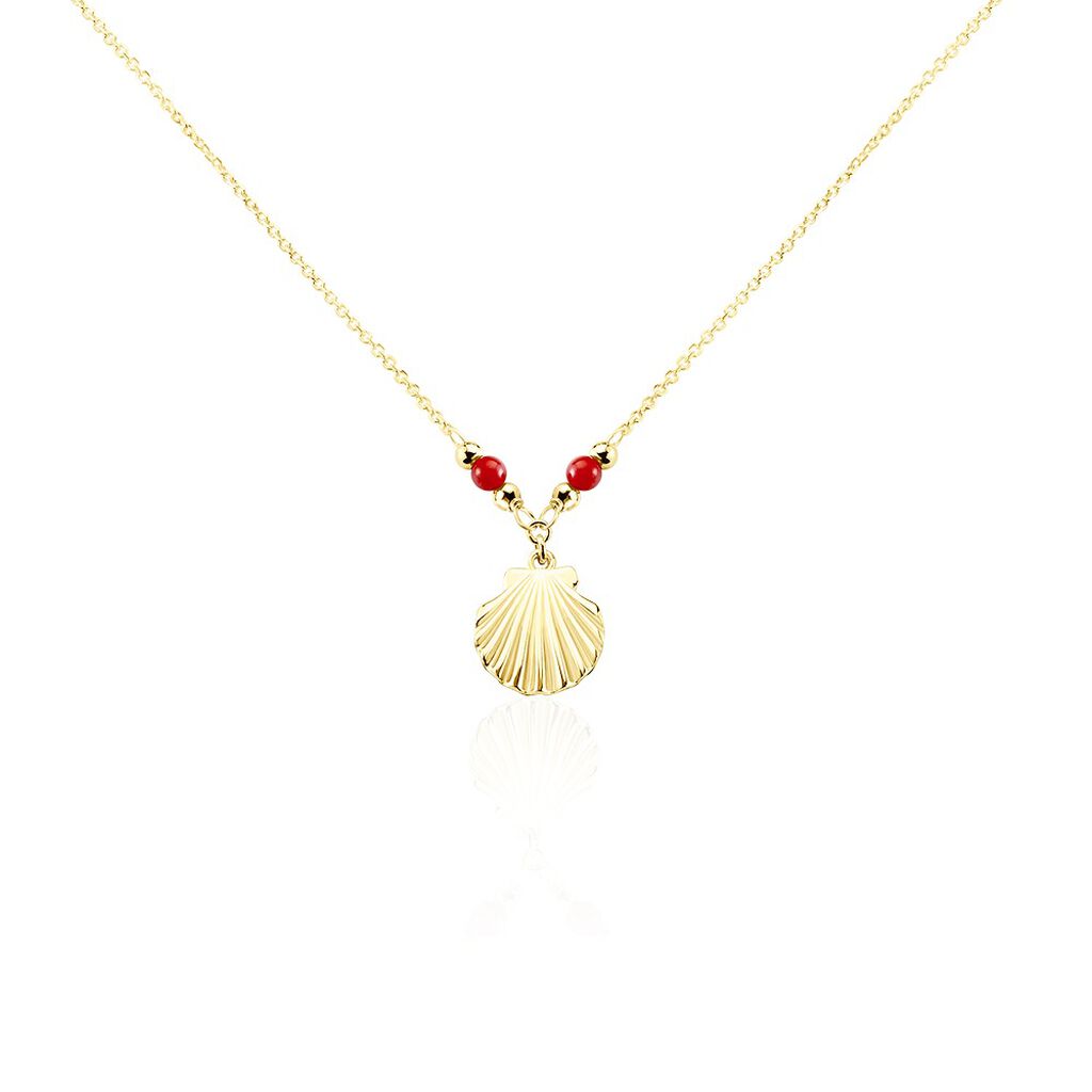 Collier Under The Sea Or Jaune Corail - Colliers Femme | Histoire d&rsquo;Or
