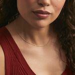 Cha&icirc;ne Iris Maille Gourmette Or Jaune - Chaines Femme | Histoire d&rsquo;Or