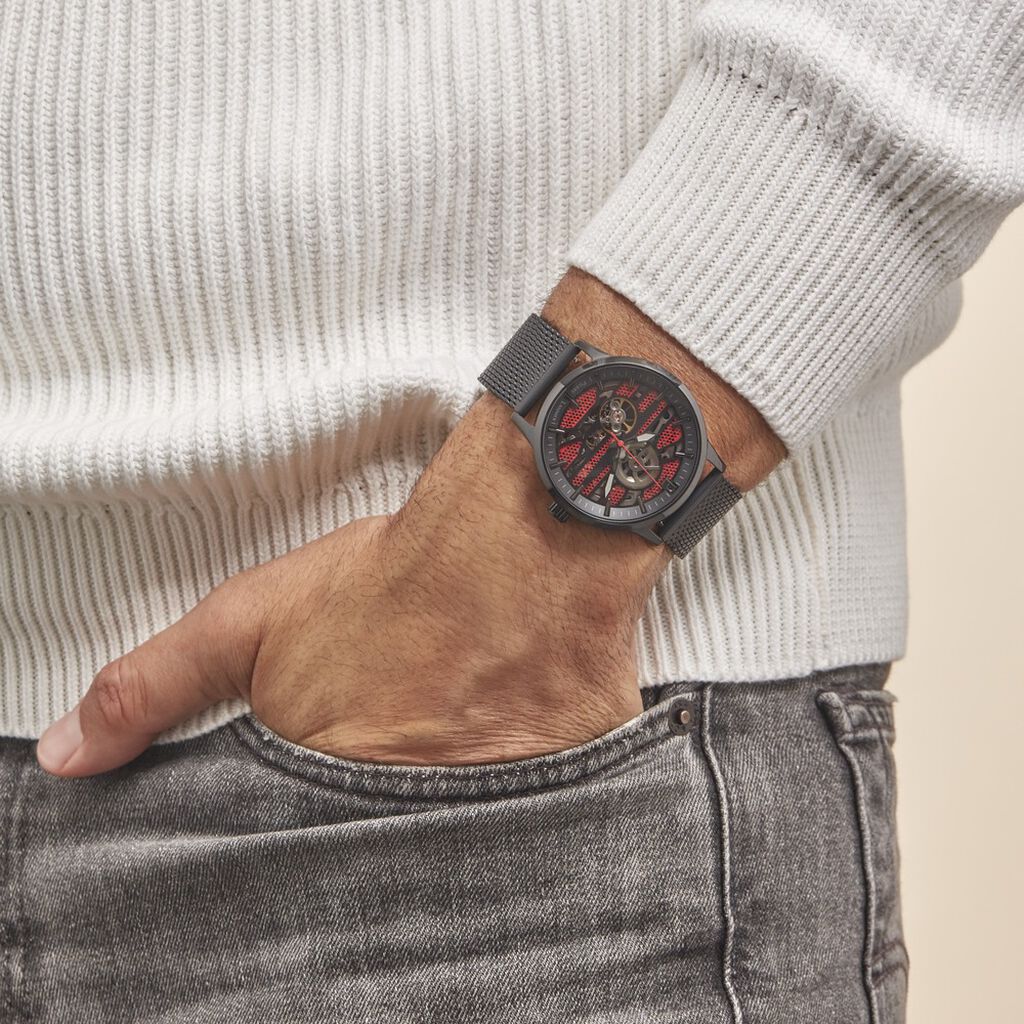 Montre Pierre Lannier Impact Noir - Montres Homme | Histoire d’Or