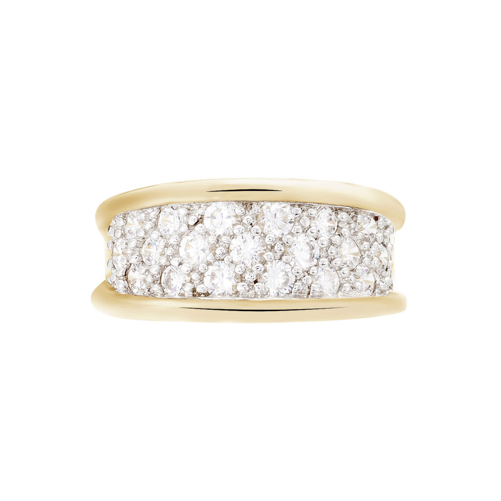 Bague Guerline Plaqué Or Jaune Oxyde De Zirconium - Bagues avec pierre Femme | Histoire d’Or