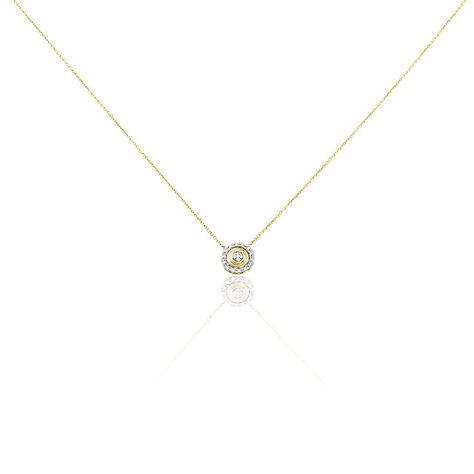 Collier Rosangela Or Bicolore Diamant Blanc - Colliers Femme | Histoire d’Or