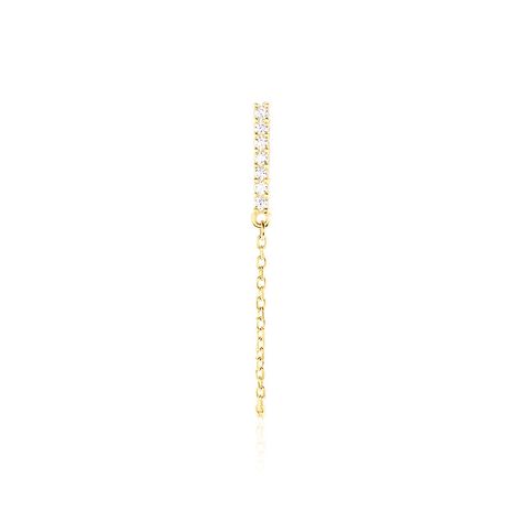Boucle D'oreille Unitaire Barbra Or Jaune Oxyde De Zirconium - Ear cuffs Femme | Histoire d’Or
