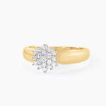 Bague Chou Or Jaune Diamant - Bagues solitaires Femme | Histoire d&rsquo;Or