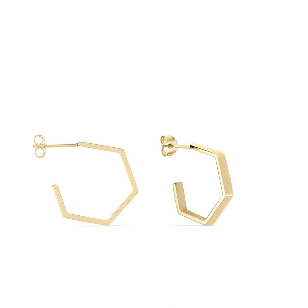 Creoles Plaqué Or Tamra