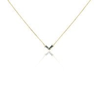 Collier Lavender Or Jaune Topaze