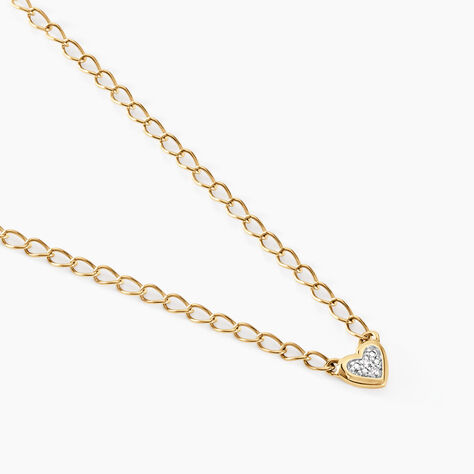 Collier Mahe Or Jaune Diamant - Colliers Femme | Histoire d&rsquo;Or