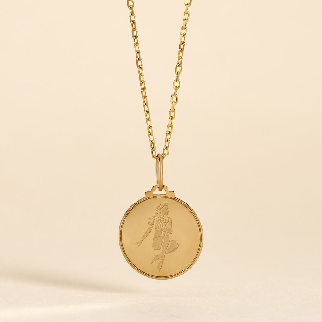 Pendentif Lamie Zodiaque Or Jaune - Pendentifs Communion Unisex | Histoire d&rsquo;Or