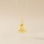 Medaille Or Jaune Vierge A L'enfant - Pendentifs Bapt&ecirc;me Famille | Histoire d&rsquo;Or