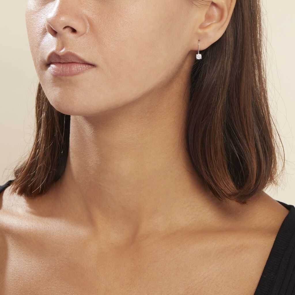 Boucles D'oreilles Pendantes Or Jaune Jonelle Diamants - Boucles d'oreilles pendantes Femme | Histoire d&rsquo;Or