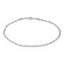 Bracelet Carlo Maille Marine Ronde Or Blanc