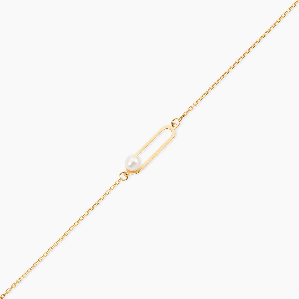 Bracelet Or Jaune Lucasta Perle De Culture - Bracelets Femme | Histoire d&rsquo;Or