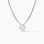 Collier Giulya Argent Blanc Oxyde De Zirconium - Colliers fantaisie Femme | Histoire d&rsquo;Or