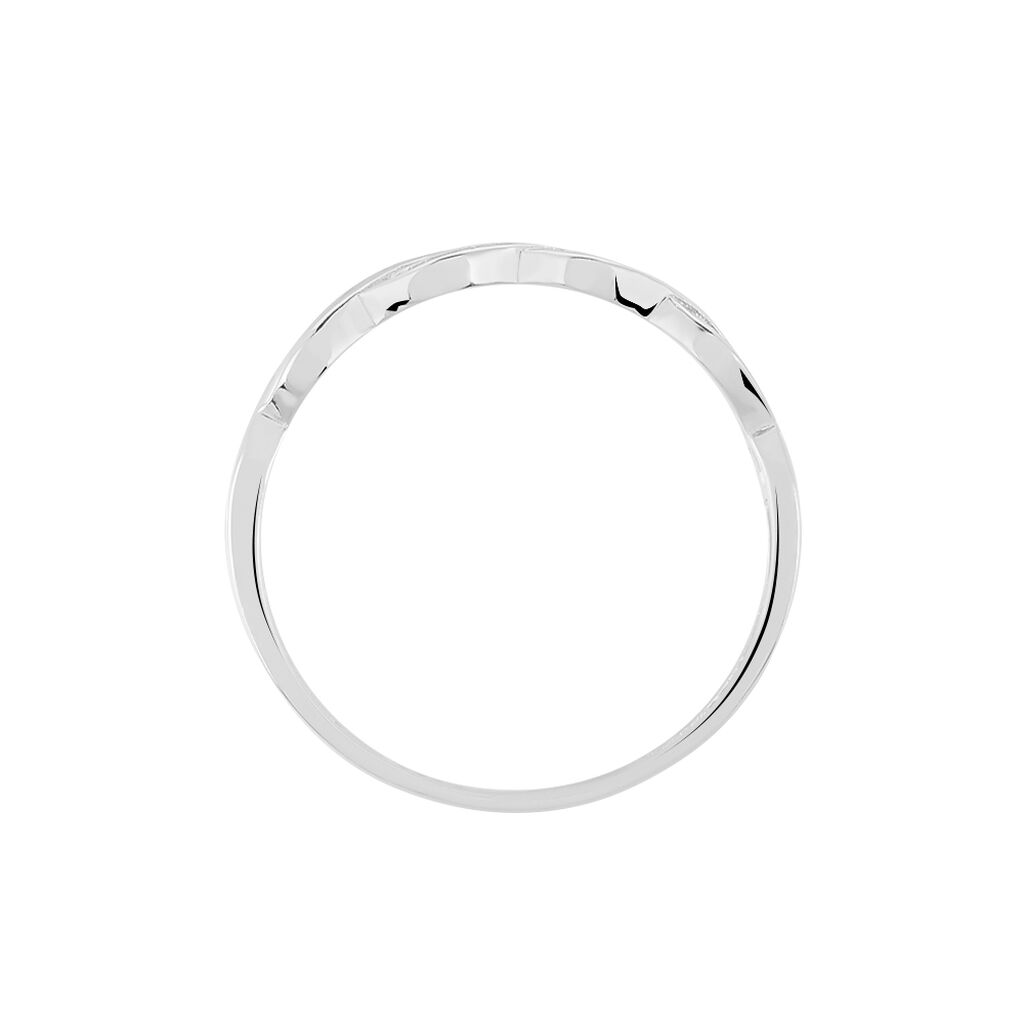 Bague Kassandra Argent Blanc Oxyde De Zirconium - Bagues avec pierre Femme | Histoire d’Or