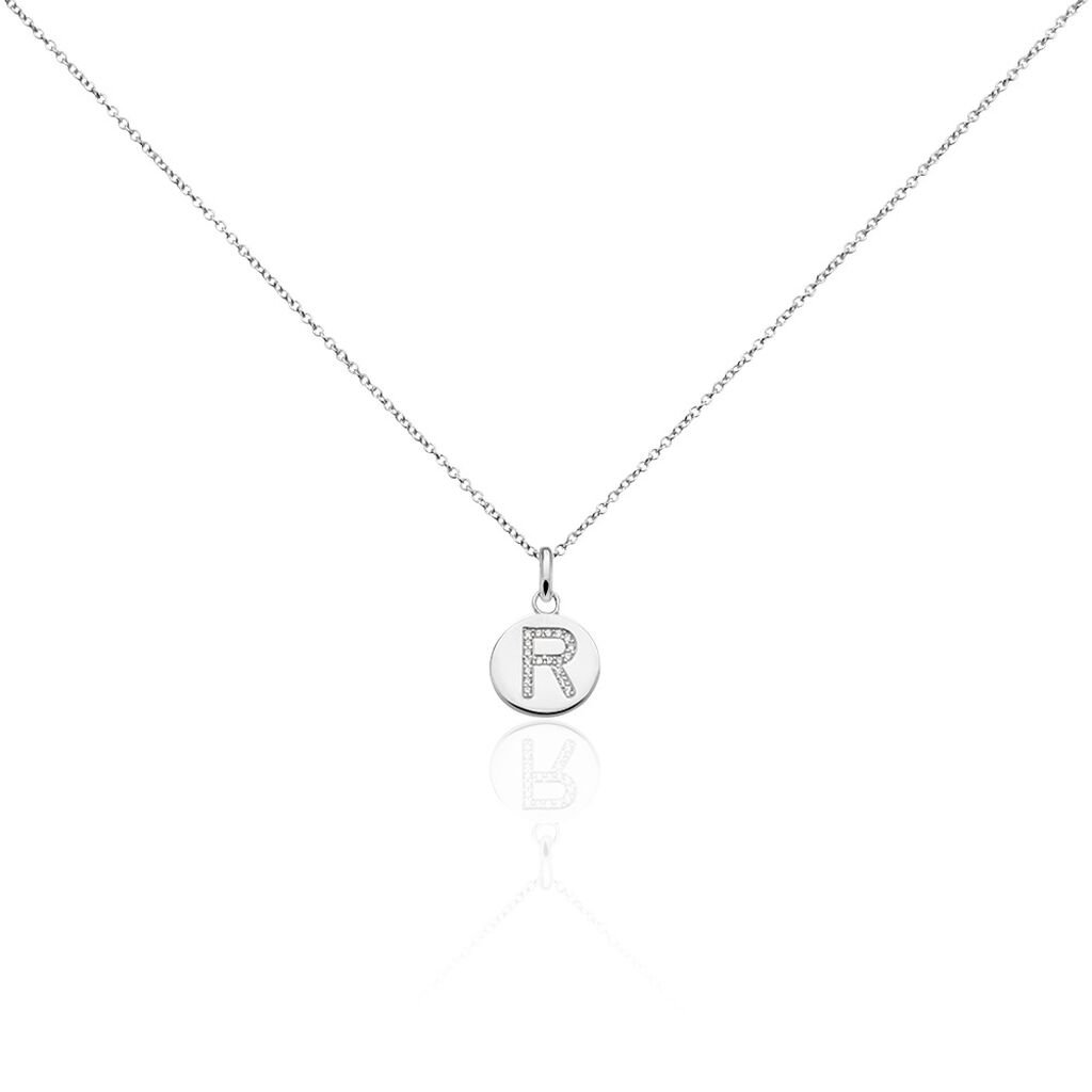 Collier Argent Eugenien Oxydes De Zirconium - Colliers fantaisie Femme | Histoire d&rsquo;Or