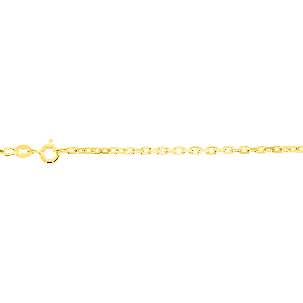 Chaîne Igoa Maille Forçat Diamantee Or Jaune - Chaines Femme | Histoire d’Or