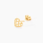 Boucles D'oreilles Puces Or Jaune Cicolluis - Clous d'oreilles Femme | Histoire d&rsquo;Or