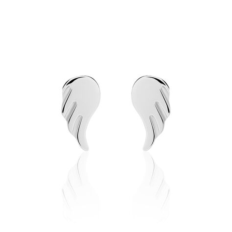 Boucles D'oreilles Puces Kayli Argent Blanc - Boucles d'oreilles fantaisie Femme | Histoire d’Or