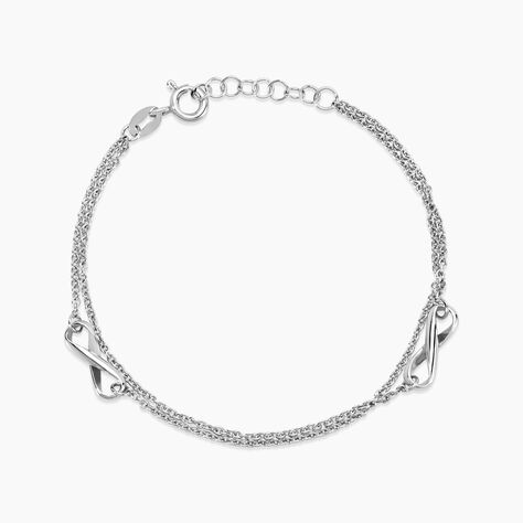 Bracelet Noelle Argent Blanc - Bracelets Femme | Histoire d’Or