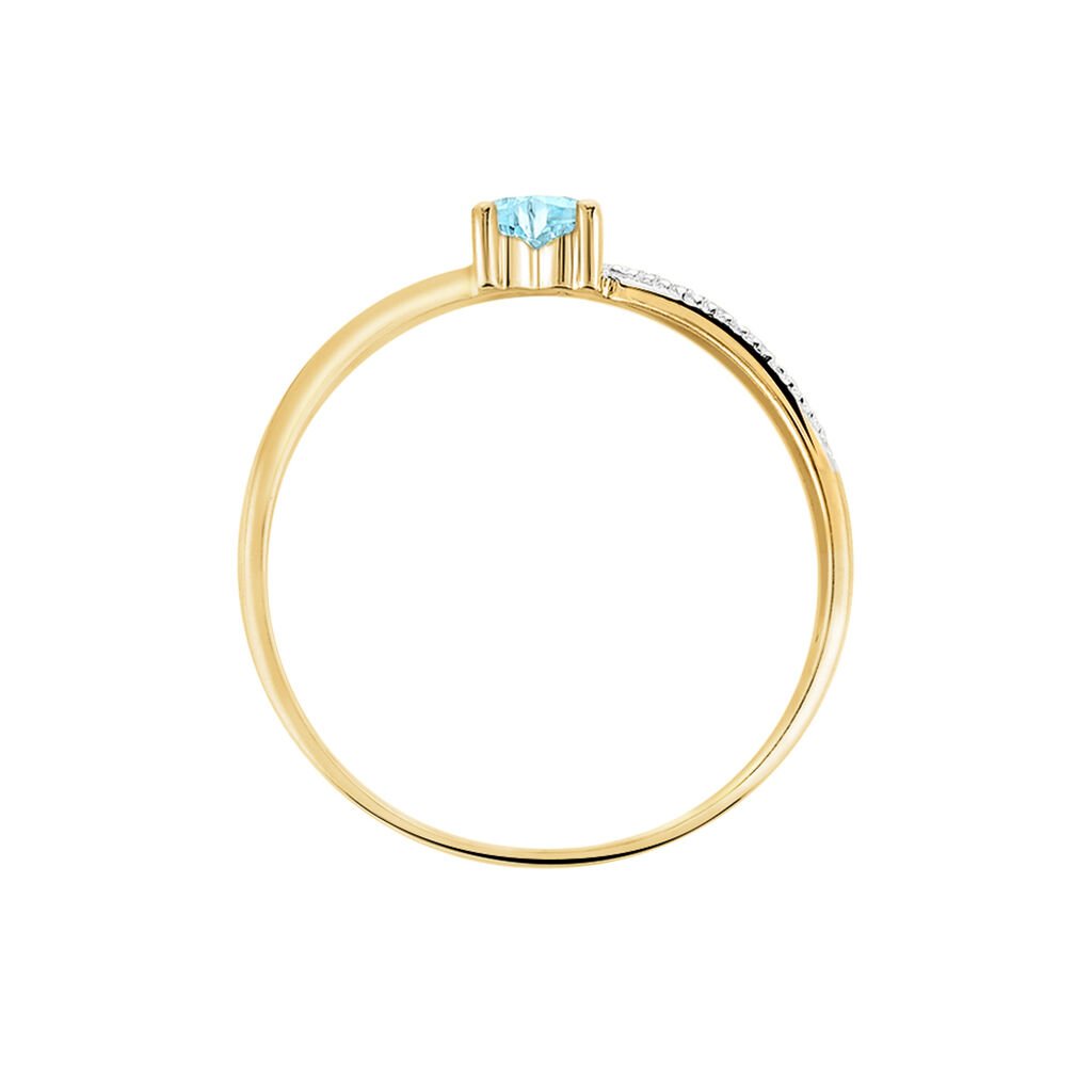 Bague Rory Or Jaune Topaze - Bagues solitaires Femme | Histoire d&rsquo;Or