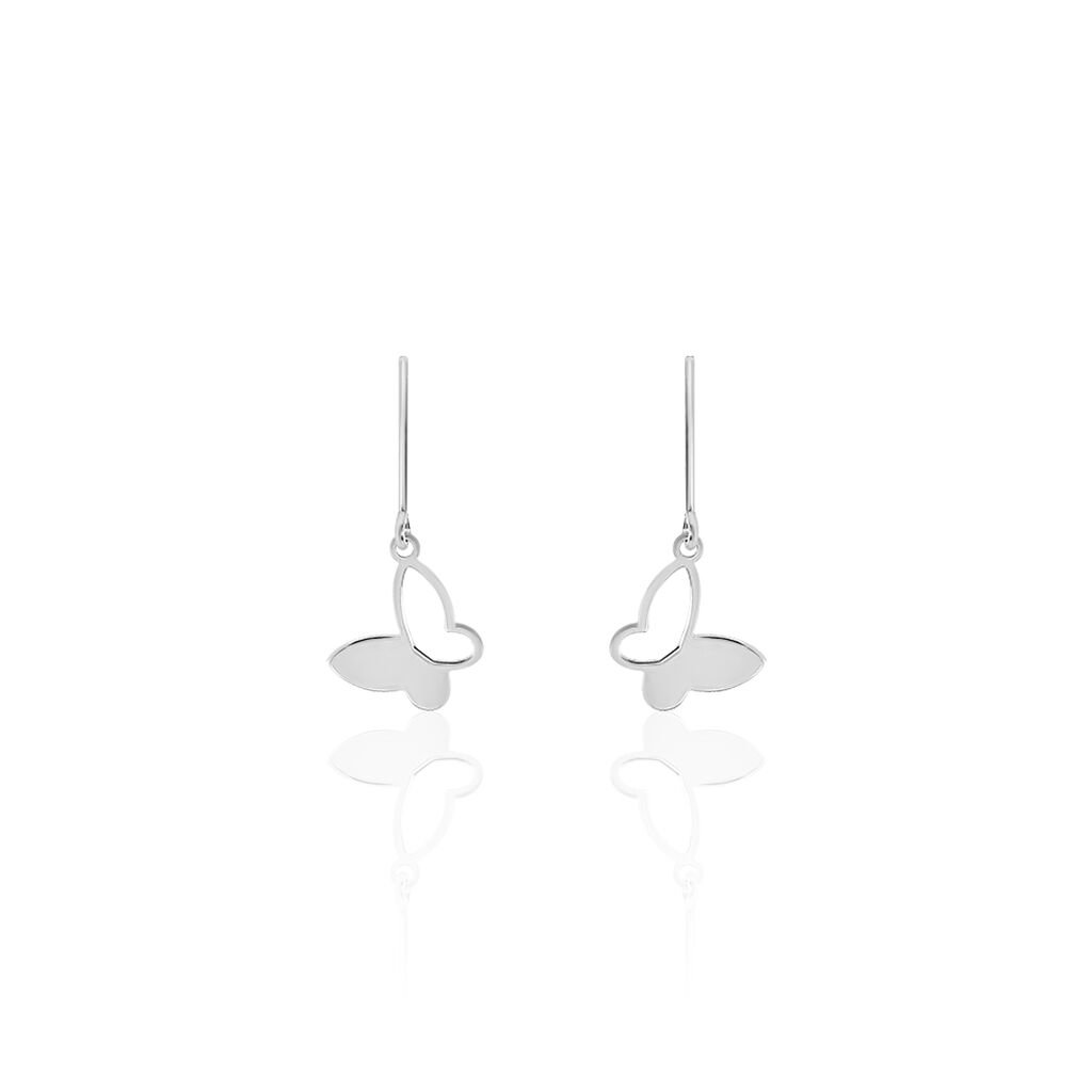 Boucles D'oreilles Pendantes Maria Argent Blanc - Boucles d'oreilles fantaisie Femme | Histoire d&rsquo;Or