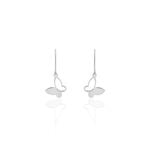 Boucles D'oreilles Pendantes Maria Argent Blanc - Boucles d'oreilles fantaisie Femme | Histoire d&rsquo;Or