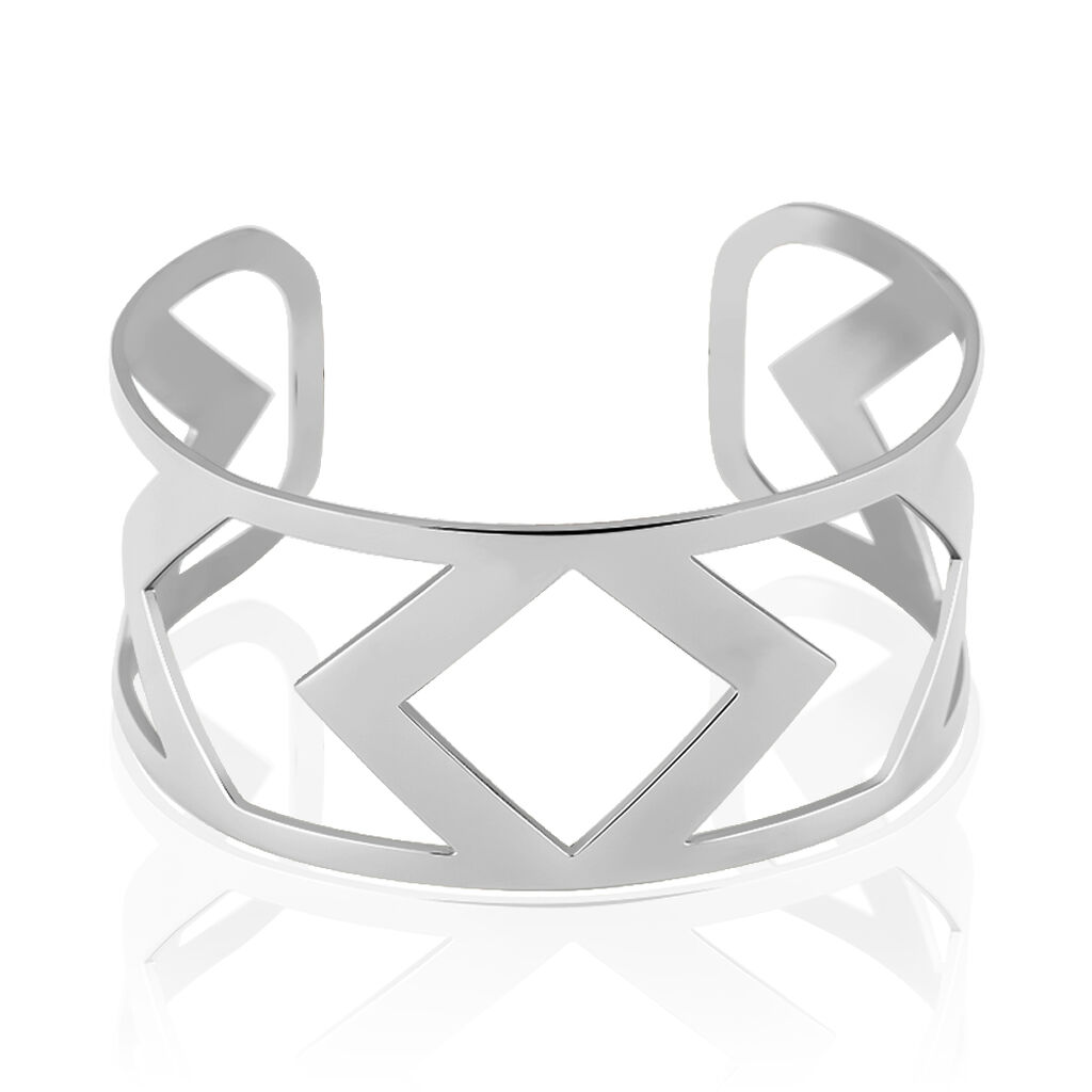 Bracelet Jonc Deanna Acier Blanc - Bracelets joncs Femme | Histoire d&rsquo;Or